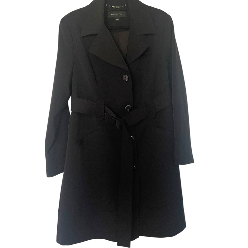 Jones New York Women’s Trench Coat, Size Large, Belted